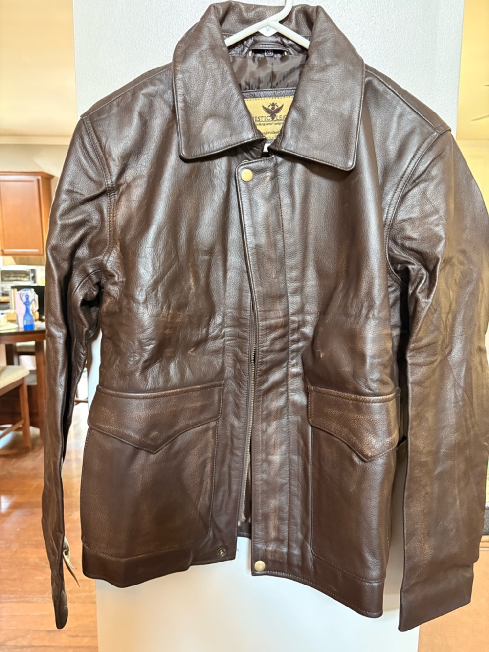 Classic Brown Leather Jacket - NWT - Men’s XS/S